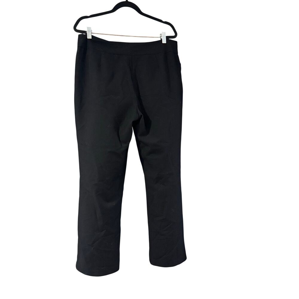 Avenue Women’s Size 14 Average Black Pull On Stretch Straight Leg Pants